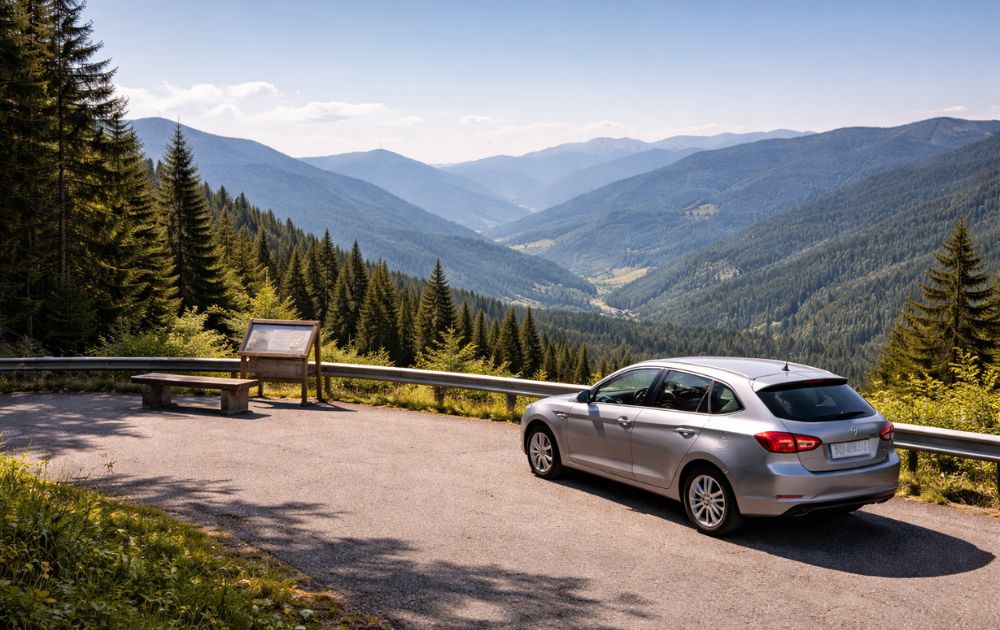 drumuri panoramice din Sibiu cu peisaje frumoase