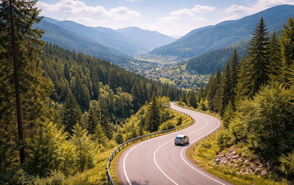 trasee auto din Brasov spre munte