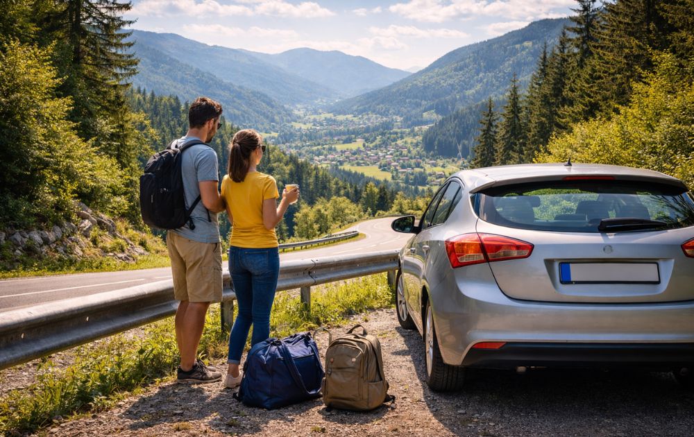 drumuri panoramice aproape de Brasov