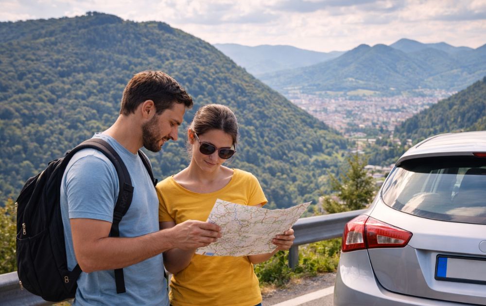 drumuri panoramice aproape de Brasov