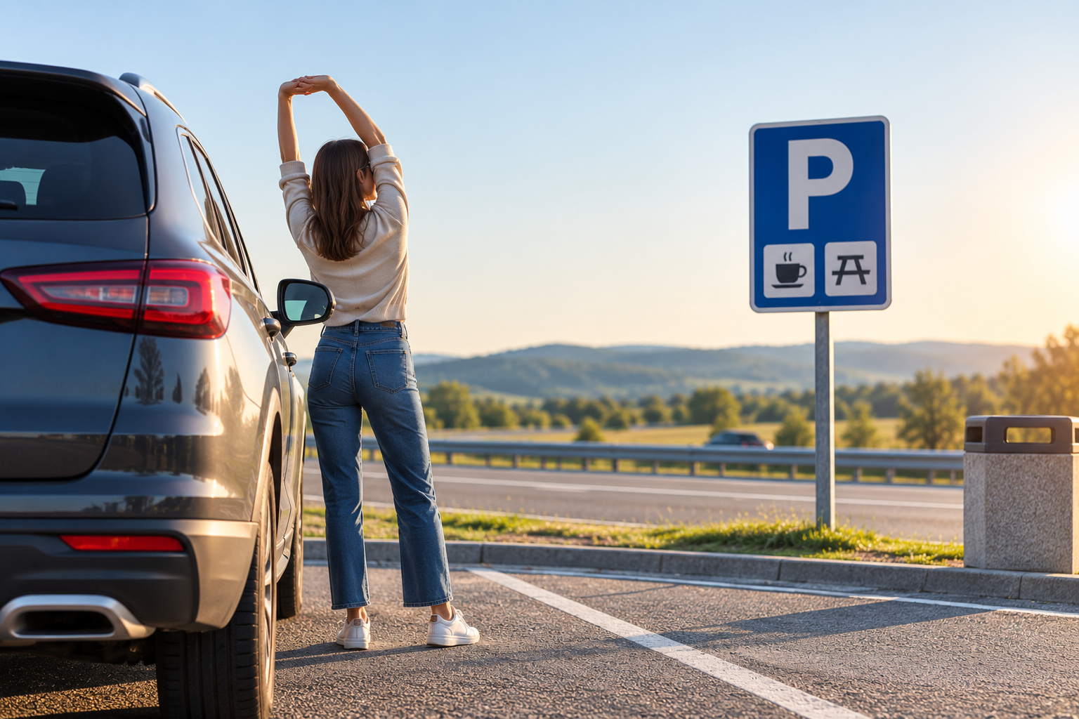opriri într-o călătorie lungă cu mașina
